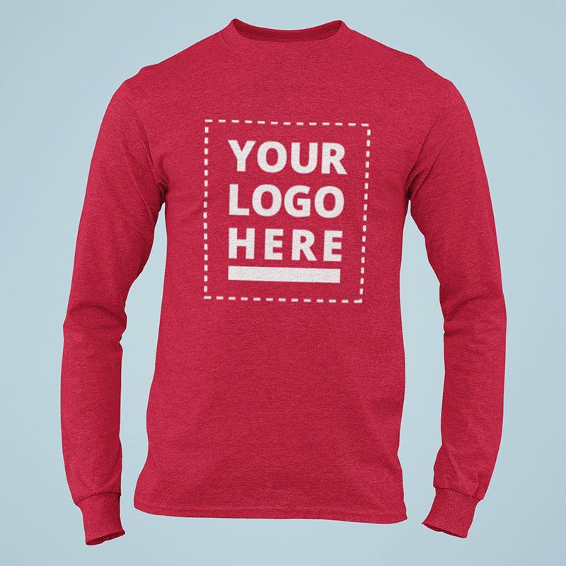 custom long sleeve t shirt printing 