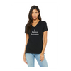 Ladies' Relaxed Jersey V-Neck T-Shirt | Bella+Canvas 6405