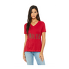 Ladies' Relaxed Jersey V-Neck T-Shirt | Bella+Canvas 6405