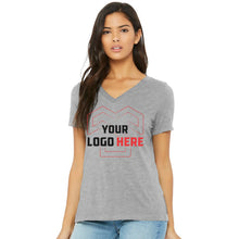 Ladies' Relaxed Jersey V-Neck T-Shirt | Bella+Canvas 6405