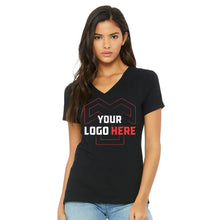 Ladies' Relaxed Jersey V-Neck T-Shirt | Bella+Canvas 6405