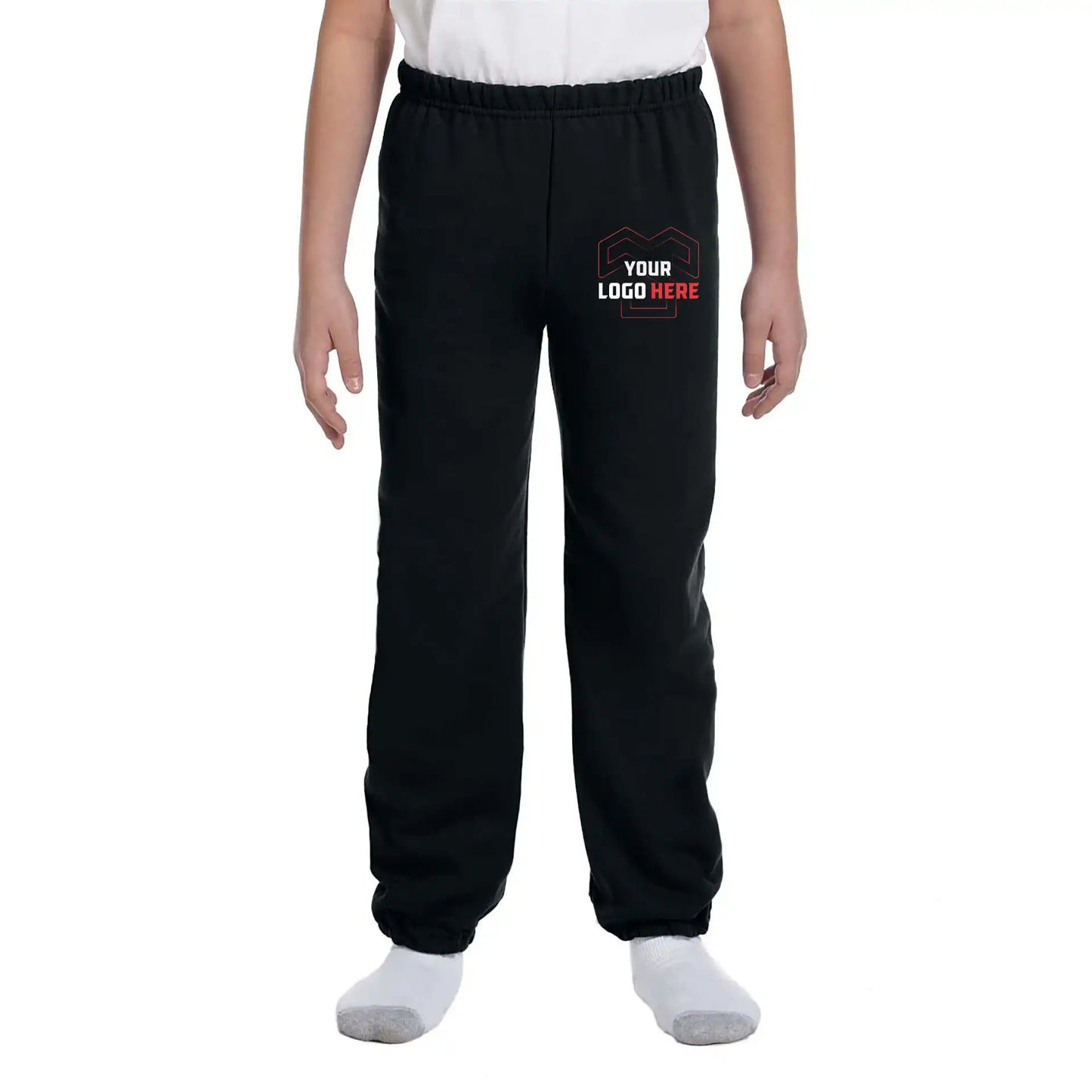 G182B Pantalones deportivos Gildan Youth Heavy Blend™, 8 oz., 50/50