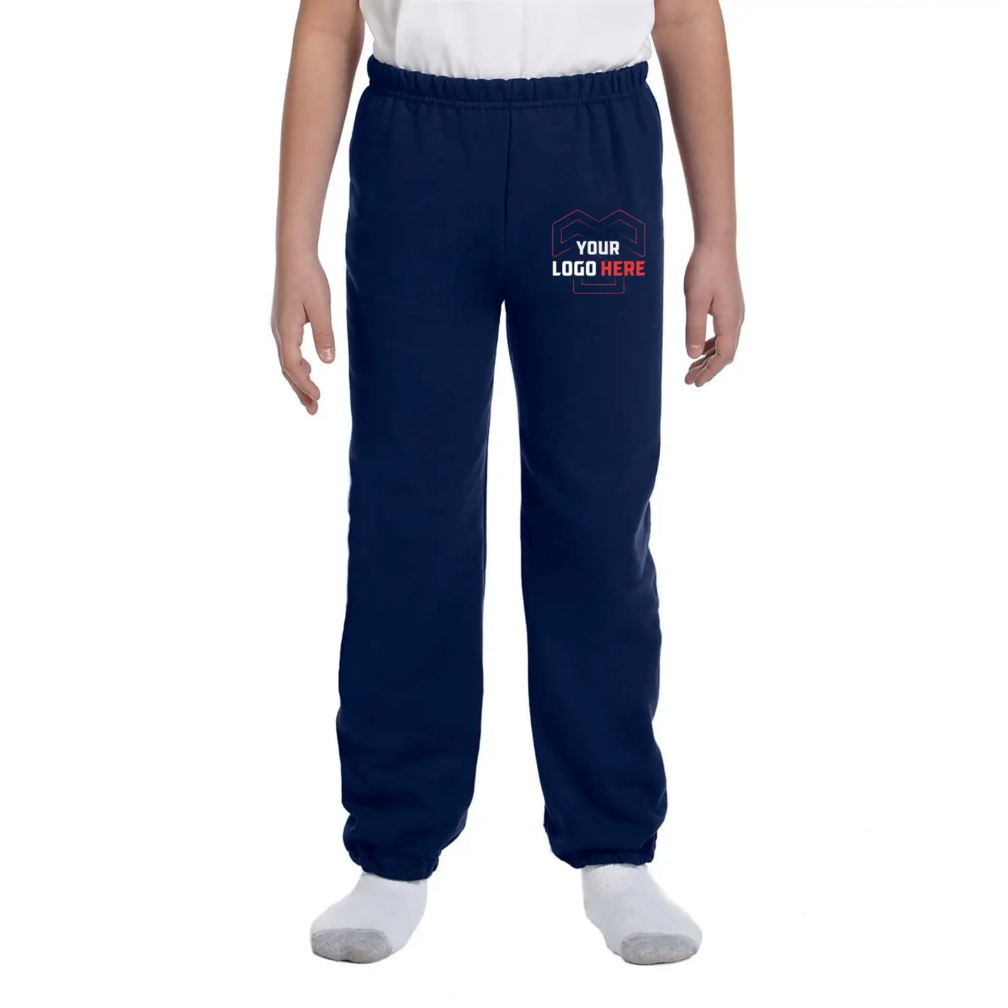 G182B Pantalones deportivos Gildan Youth Heavy Blend™, 8 oz., 50/50