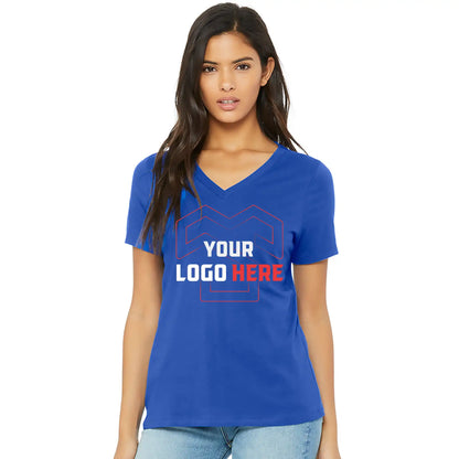 Ladies' Relaxed Jersey V-Neck T-Shirt | Bella+Canvas 6405