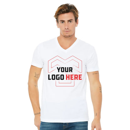 Camiseta unisex de manga corta con cuello en V | Bella+Lienzo 3005