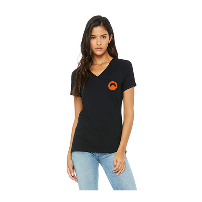 Ladies' Relaxed Jersey V-Neck T-Shirt | Bella+Canvas 6405