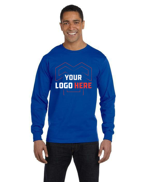 Custom long sleeve top t shirts no minimum