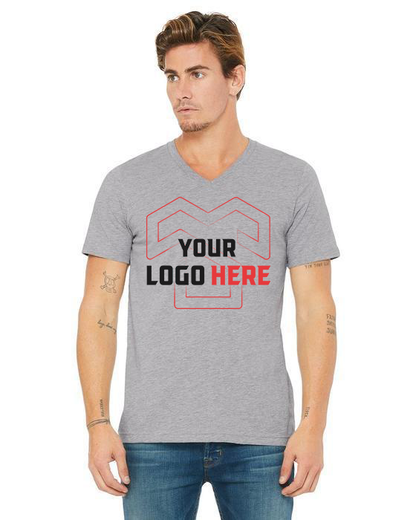 Camiseta unisex de manga corta con cuello en V | Bella+Lienzo 3005