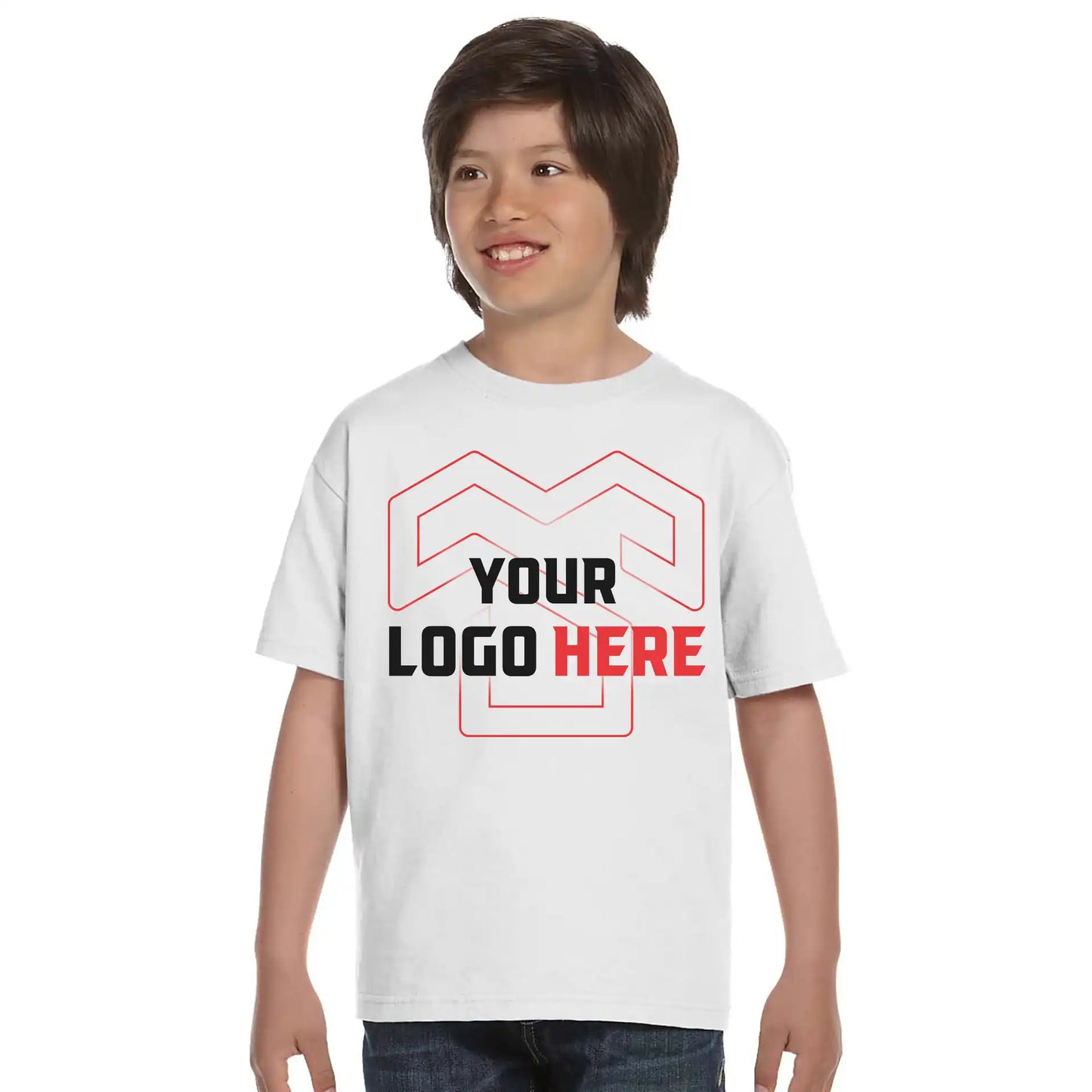 CAMISETA UNISEX DE ALGODÓN PESADO PARA JÓVENES | GILDAN 500B