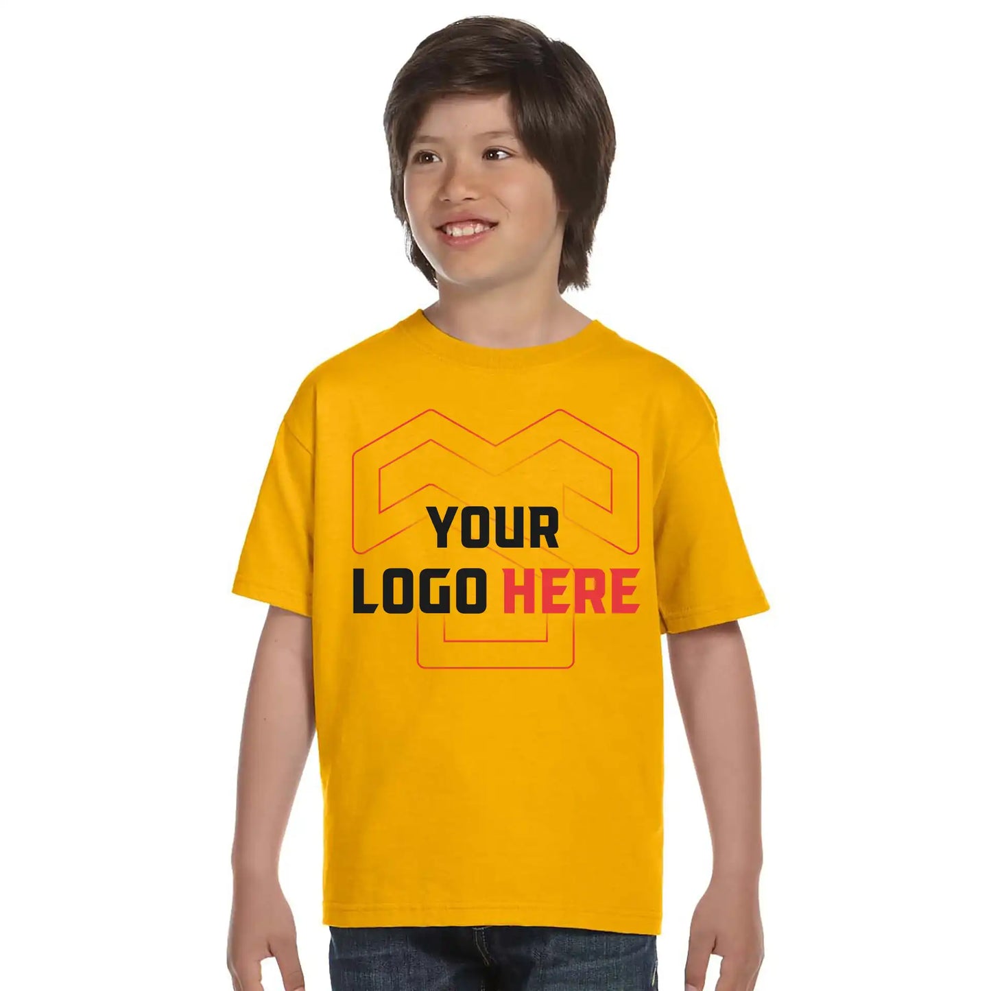 CAMISETA UNISEX DE ALGODÓN PESADO PARA JÓVENES | GILDAN 500B