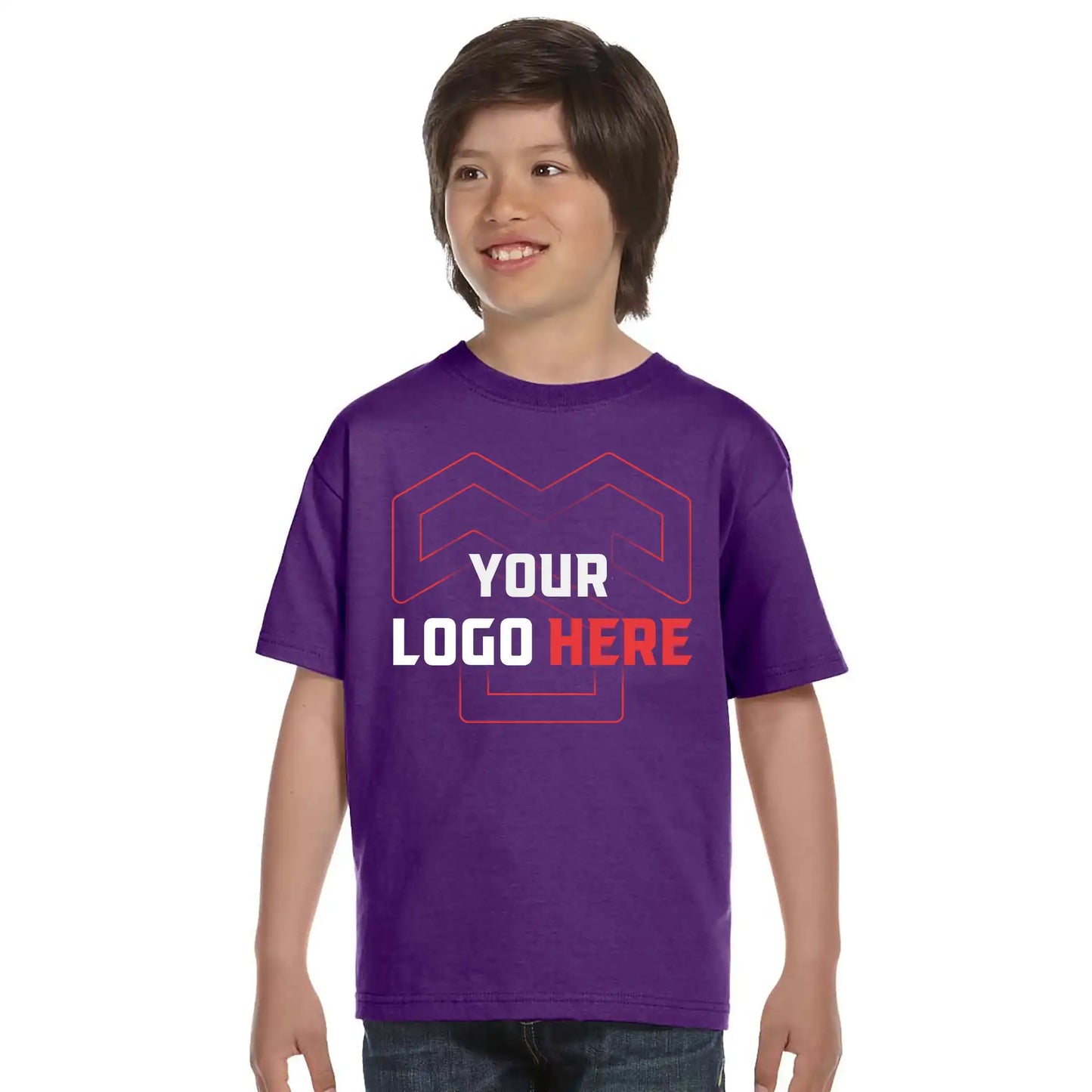 CAMISETA UNISEX DE ALGODÓN PESADO PARA JÓVENES | GILDAN 500B