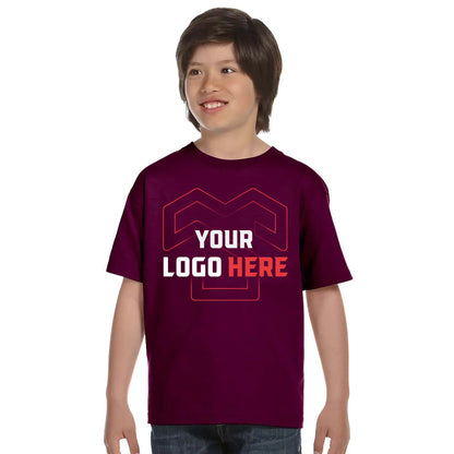 CAMISETA UNISEX DE ALGODÓN PESADO PARA JÓVENES | GILDAN 500B