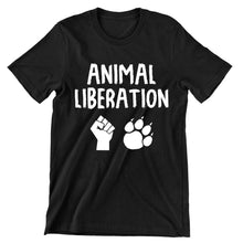 Animal Liberation - vegan friendly t shirts_vegan slogan t shirts_best vegan t shirts_anti vegan t shirts_go vegan t shirts_vegan activist shirts_vegan saying shirts_vegan tshirts_cute vegan shirts_funny vegan shirts_vegan t shirts funny