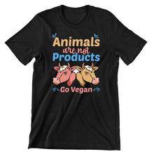 Animals Are Not Products - vegan friendly t shirts_vegan slogan t shirts_best vegan t shirts_anti vegan t shirts_go vegan t shirts_vegan activist shirts_vegan saying shirts_vegan tshirts_cute vegan shirts_funny vegan shirts_vegan t shirts funny