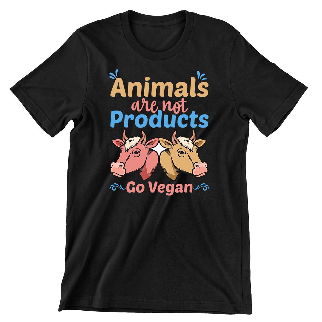 Animals Are Not Products - vegan friendly t shirts_vegan slogan t shirts_best vegan t shirts_anti vegan t shirts_go vegan t shirts_vegan activist shirts_vegan saying shirts_vegan tshirts_cute vegan shirts_funny vegan shirts_vegan t shirts funny