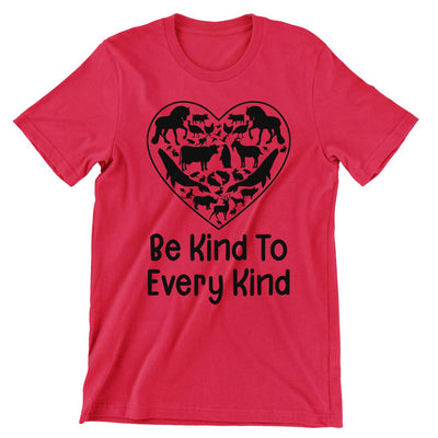 Be Kind To Every Kind - vegan friendly t shirts_vegan slogan t shirts_best vegan t shirts_anti vegan t shirts_go vegan t shirts_vegan activist shirts_vegan saying shirts_vegan tshirts_cute vegan shirts_funny vegan shirts_vegan t shirts funny
