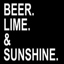 Beer Lime sunshine - funny drinking t shirt_drinking shirts for guys_drinking t shirt_funny drinking shirts_drinking shirts funny_funny alcohol shirts_alcohol shirts funny_team drinking shirts_funny drunk shirts_drinking shirts