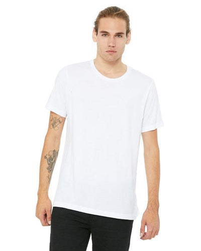 custom bella canvas t shirts - bella canvas custom shirts -3001C Bella + Canvas Unisex Jersey T-Shirt-T-SHIRT-Bella + Canvas-White-S- - Custom One Online