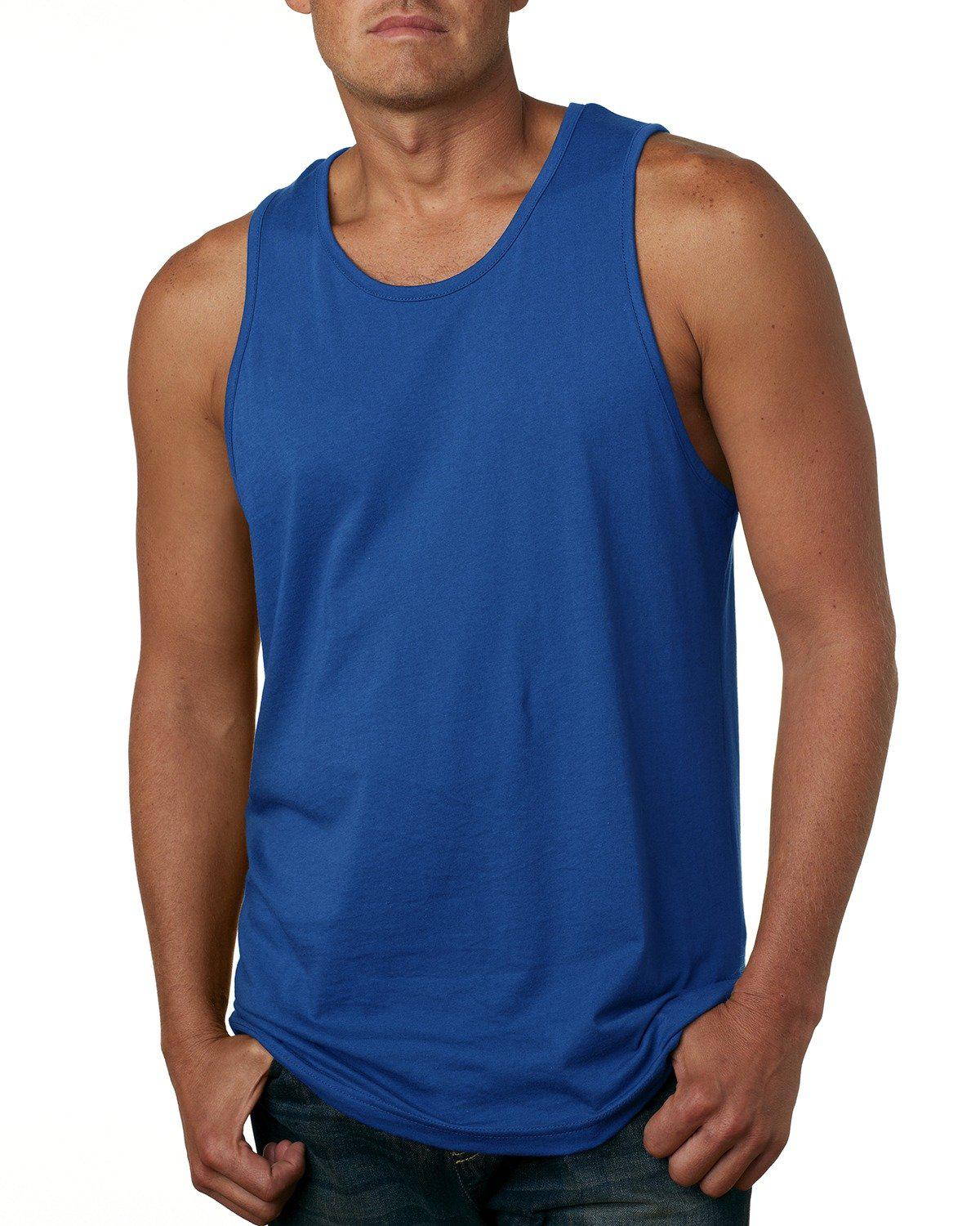 custom mens tank tops no minimum-custom made mens tank tops- personalized men's tank tops- 3633 Next Level Men's Cotton Tank-Tank Top-Next Level - custom one online