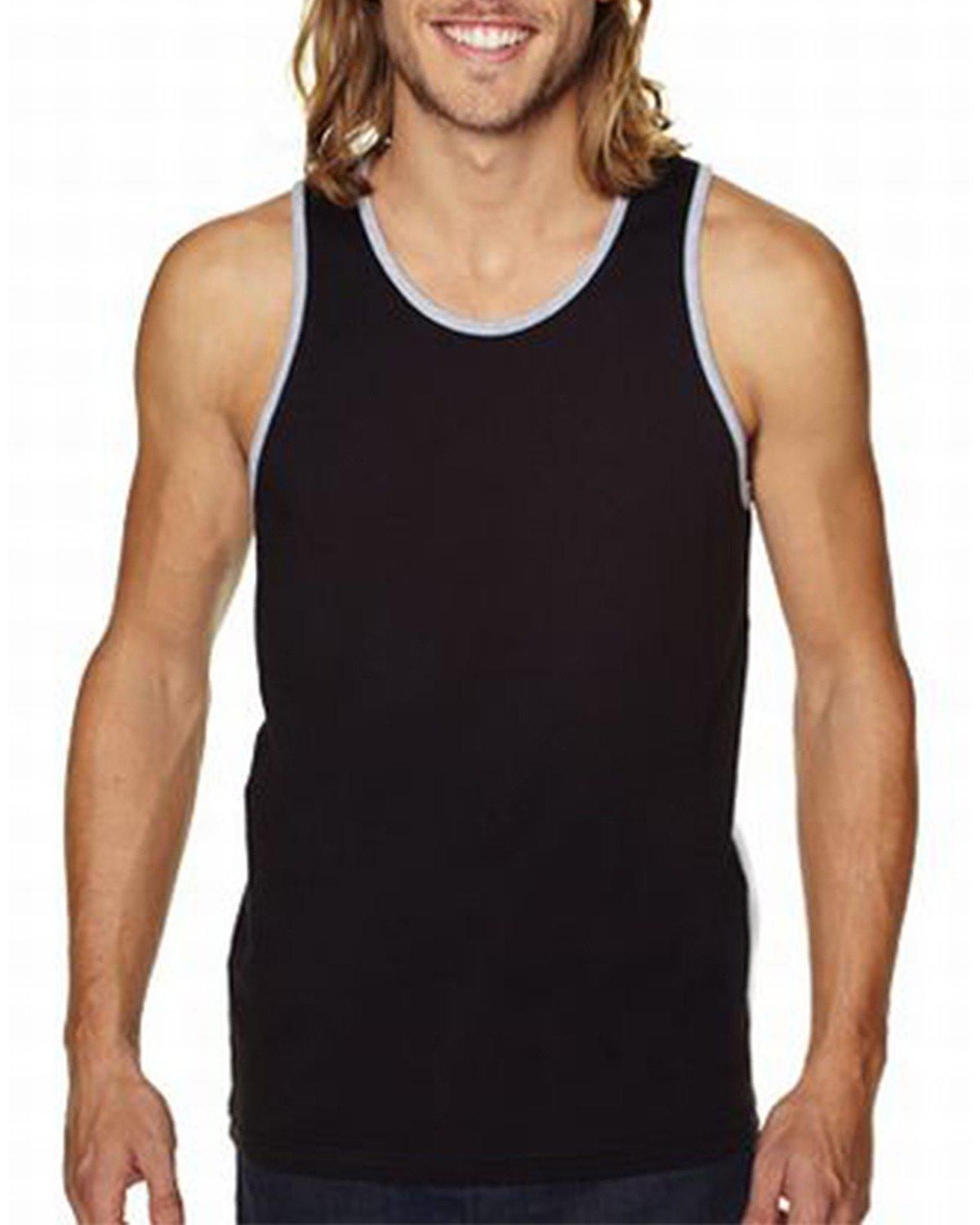 custom mens tank tops no minimum-custom made mens tank tops- personalized men's tank tops- 3633 Next Level Men's Cotton Tank-Tank Top-Next Level - custom one online