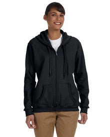 Custom Women's Zip Hoodies-G186FL Gildan Ladies' Heavy Blend™ Ladies' 8 oz., 50/50 Full-Zip Hood-Hoodie-Gildan-Custom One Online
