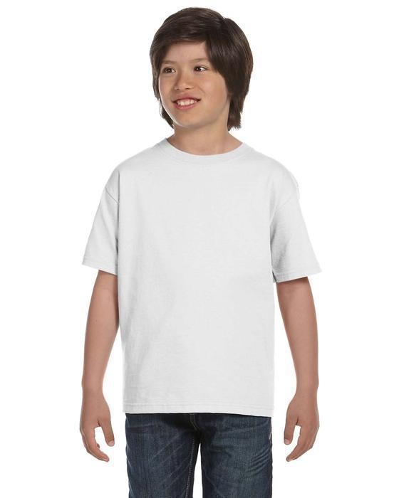Custom Youth T-Shirts - G800B Gildan Youth 5.5 oz., 50/50 T-Shirt-T-SHIRT-Gildan-Custom One Online