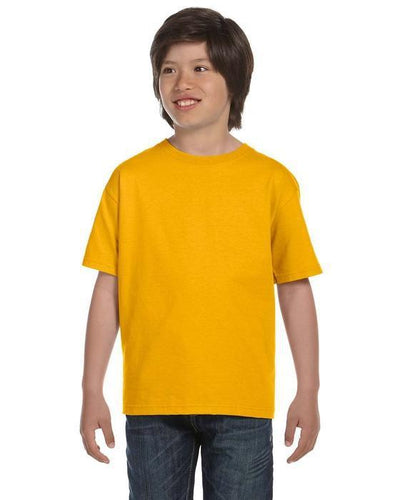 Custom Youth T-Shirts - G800B Gildan Youth 5.5 oz., 50/50 T-Shirt-T-SHIRT-Gildan-Custom One Online