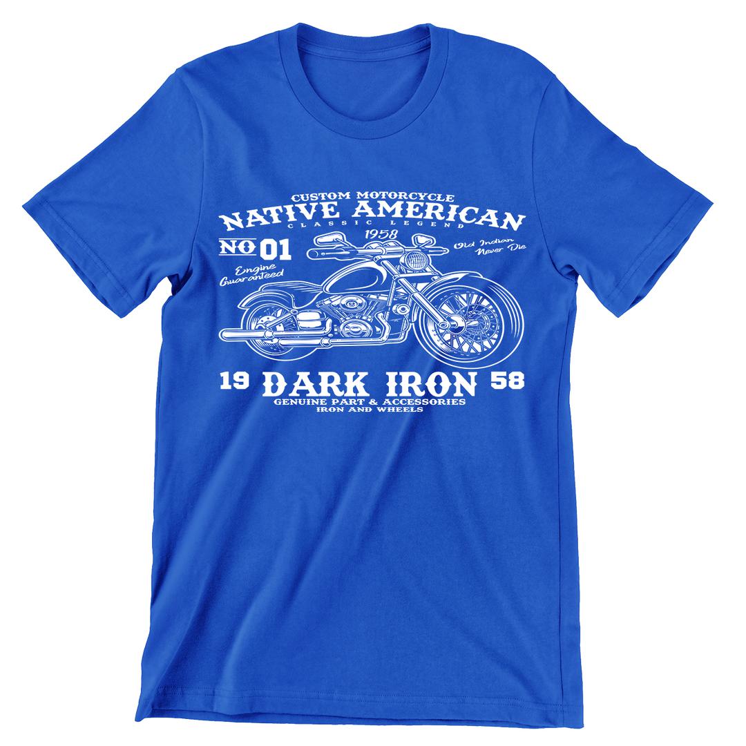 Dark Iron- christian biker t shirts_cool biker t shirts_biker trash t shirts_biker t shirts_biker t shirts women's_bike week t shirts_motorcycle t shirts mens_biker chick t shirts_motorcycle t shirts funny