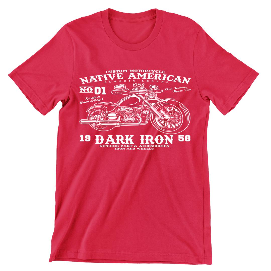 Dark Iron- christian biker t shirts_cool biker t shirts_biker trash t shirts_biker t shirts_biker t shirts women's_bike week t shirts_motorcycle t shirts mens_biker chick t shirts_motorcycle t shirts funny