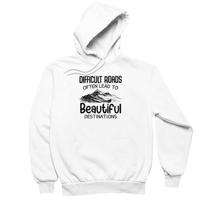 Difficult Roads Often Lead To Beautiful Destinations- t shirts with motivational quotes_motivational quotes for t shirts_inspirational t shirts for teachers_motivational t shirts for teachers_inspirational teacher t shirts_cheap motivational t shirts_funny motivational t shirts_best motivational t shirts