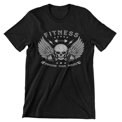 Fitness Improve Your Power- mens funny gym shirts_fun gym shirts_gym funny shirts_funny gym shirts_gym shirts funny_gym t shirt_fun workout shirts_funny workout shirt_gym shirt_gym shirts
