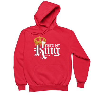 He Is My King - t shirts for valentine's day_valentine day t shirts_valentine's day t shirts_long sleeve valentine shirts_valentine's day tee shirt_valentine day tee shirts_valentines day shirt ideas_matching couple t shirts_couple matching t shirts_matching t shirts for couples