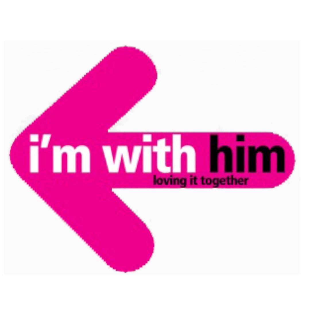 I Am With Him - t shirts for valentine's day_valentine day t shirts_valentine's day t shirts_long sleeve valentine shirts_valentine's day tee shirt_valentine day tee shirts_valentines day shirt ideas_matching couple t shirts_couple matching t shirts_matching t shirts for couples