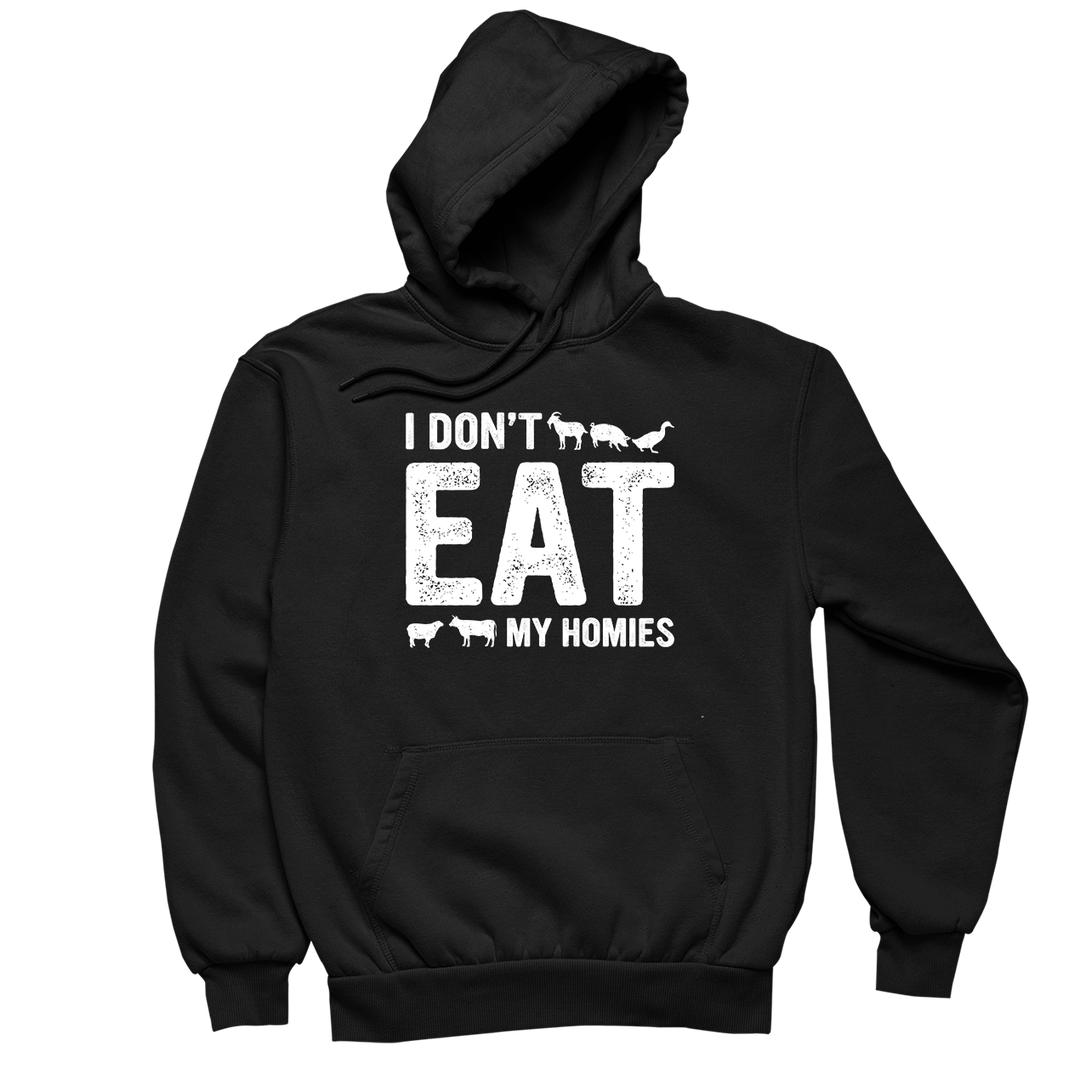 I Don't Eat My Homies - vegan friendly t shirts_vegan slogan t shirts_best vegan t shirts_anti vegan t shirts_go vegan t shirts_vegan activist shirts_vegan saying shirts_vegan tshirts_cute vegan shirts_funny vegan shirts_vegan t shirts funny