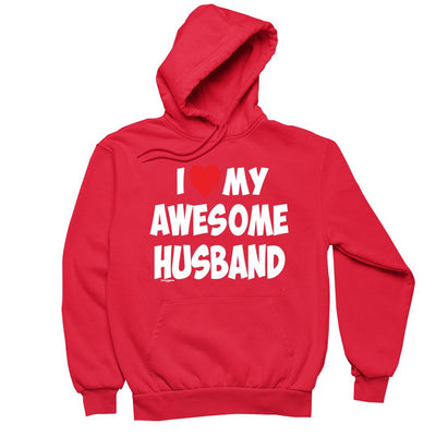 I Love My Awesome Husband /Left Side - t shirts for valentine's day_valentine day t shirts_valentine's day t shirts_long sleeve valentine shirts_valentine's day tee shirt_valentine day tee shirts_valentines day shirt ideas_matching couple t shirts_couple matching t shirts_matching t shirts for couples