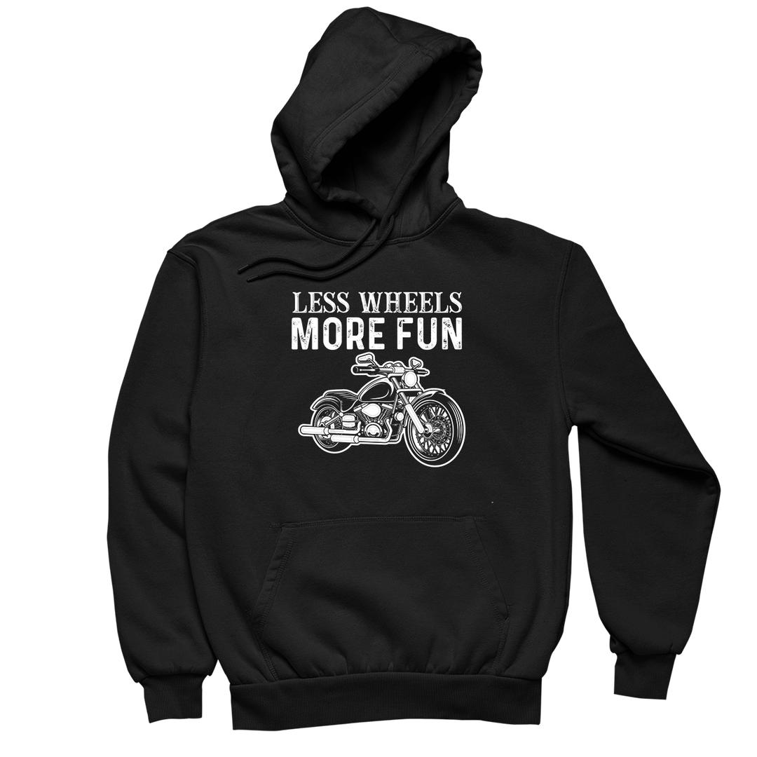 Less Wheels More Fun- christian biker t shirts_cool biker t shirts_biker trash t shirts_biker t shirts_biker t shirts women's_bike week t shirts_motorcycle t shirts mens_biker chick t shirts_motorcycle t shirts funny