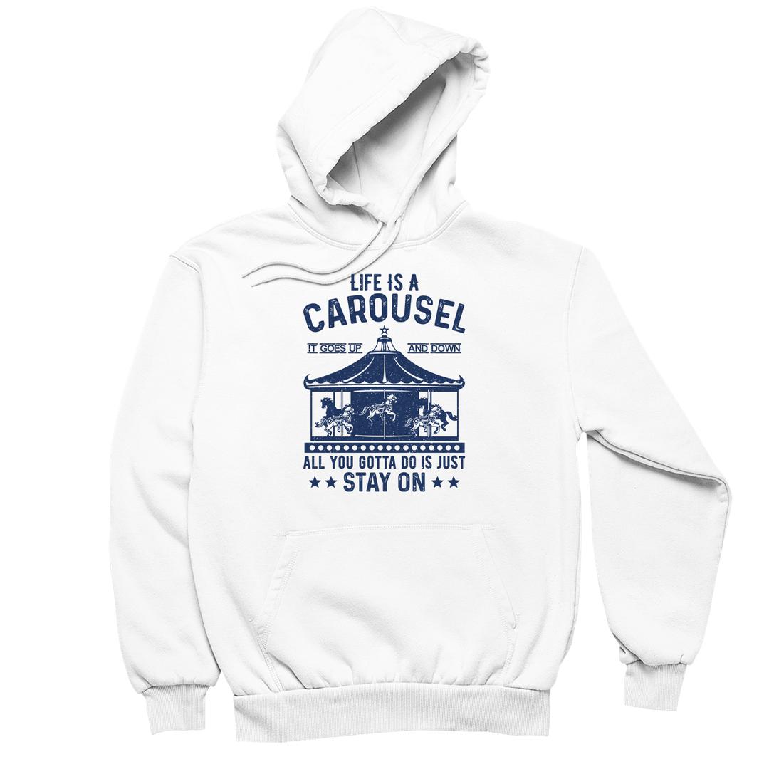 Life Is A Carousel- t shirts with motivational quotes_motivational quotes for t shirts_inspirational t shirts for teachers_motivational t shirts for teachers_inspirational teacher t shirts_cheap motivational t shirts_funny motivational t shirts_best motivational t shirts