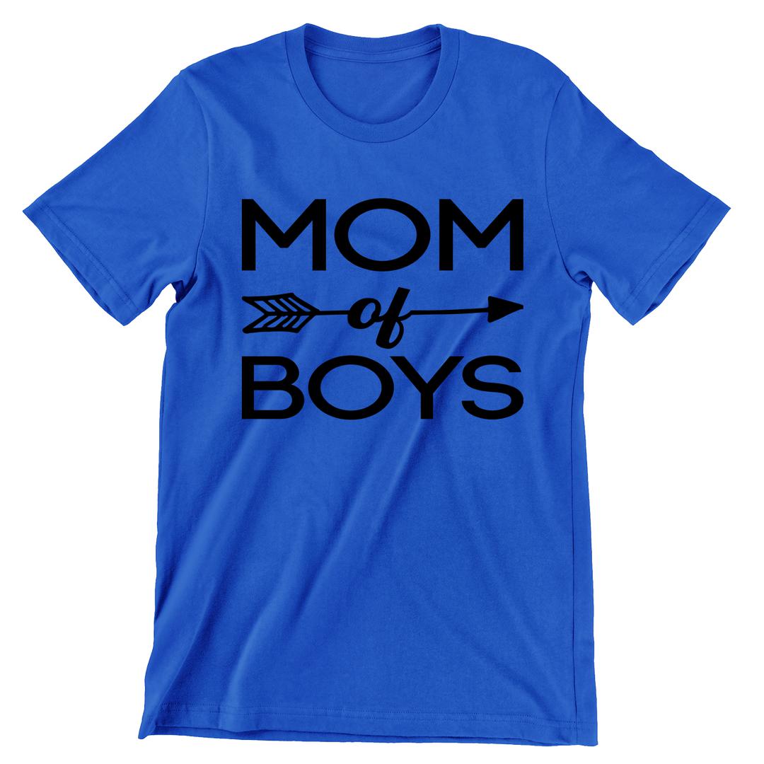 Mom Of Boys - funny t shirt for mom_funny mom and son shirts_mom graphic t shirts_mom t shirt ideas_funny shirts for mom_funny shirts for moms_funny t shirts for moms_funny mom tees_funny mom shirts_funny mom shirt