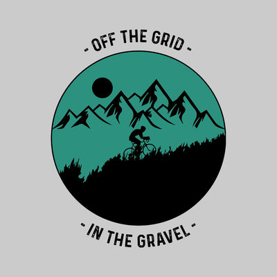 Off The Grid In The Gravel - funny bicycle t shirt_bicycle t shirt womens_bicycle t shirt design_bicycle day t shirt_vintage bicycle t shirt_t shirt with bicycle logo_t shirt with bicycle_bicycle t shirt_bicycle t shirt mens_bicycle t shirts funny