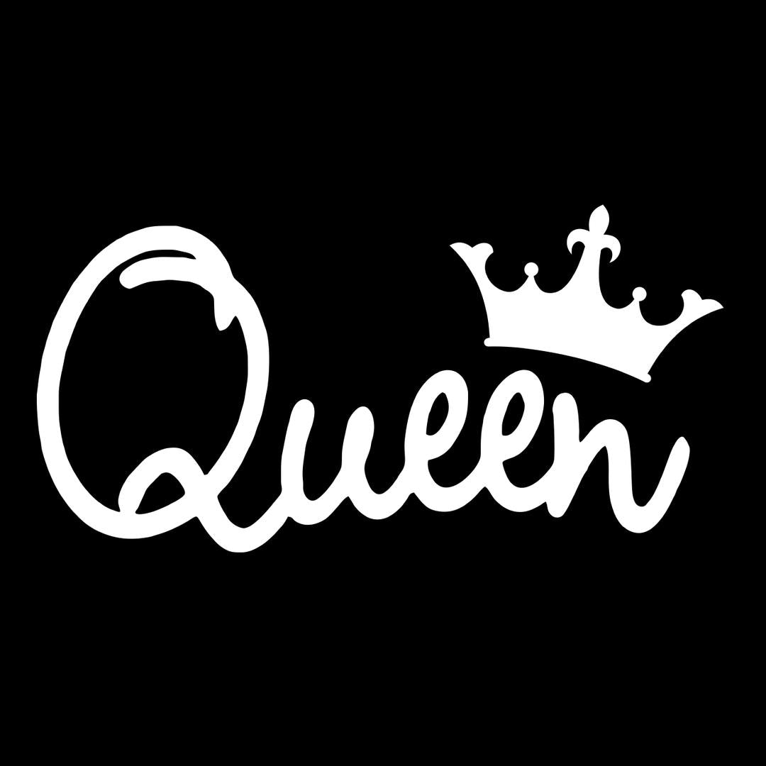 Queen Cursive - t shirts for valentine's day_valentine day t shirts_valentine's day t shirts_long sleeve valentine shirts_valentine's day tee shirt_valentine day tee shirts_valentines day shirt ideas_matching couple t shirts_couple matching t shirts_matching t shirts for couples