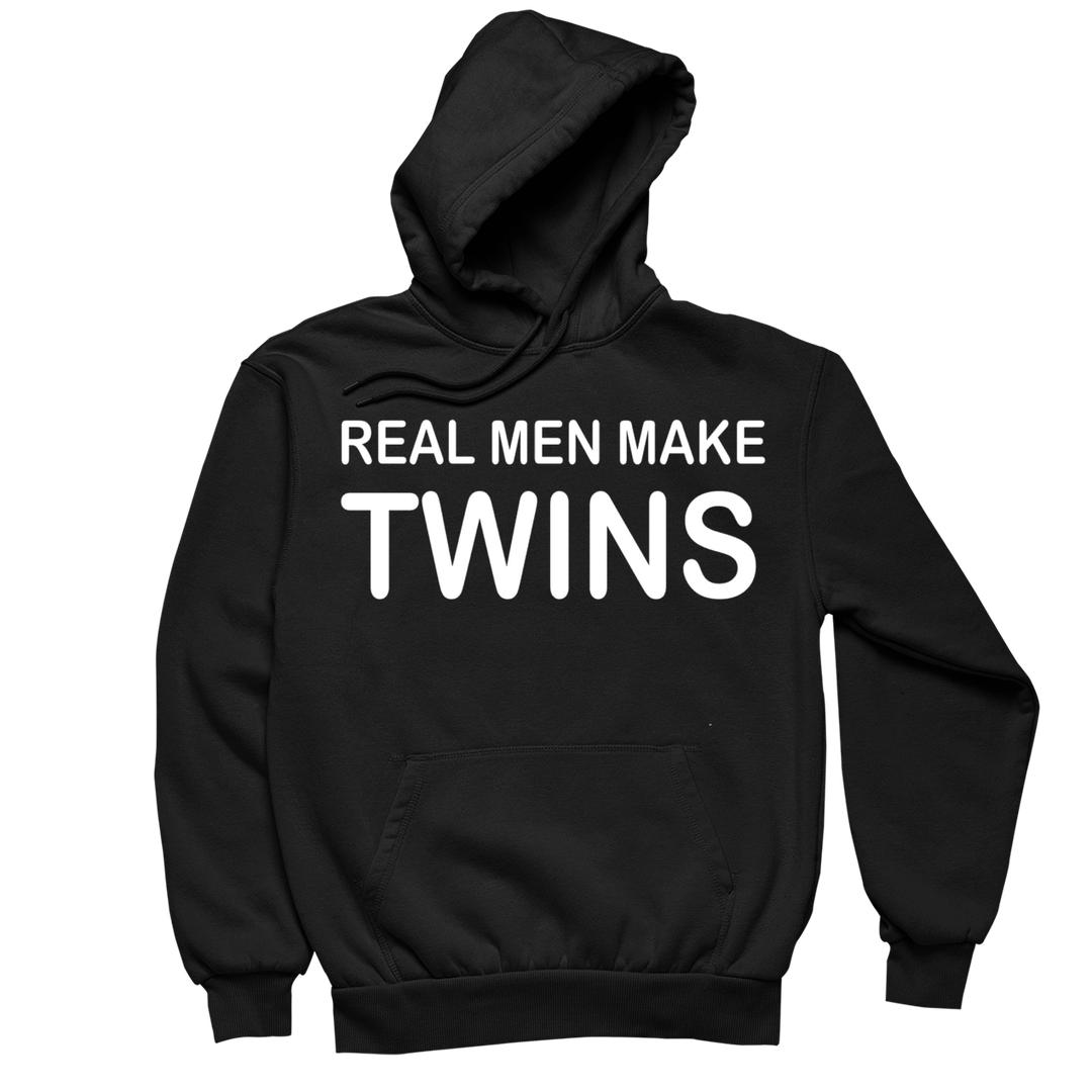 Real Men Make Twins - cute funny maternity shirts_funny pregnant t shirts_funny pregnancy shirts for couples_funny maternity tee shirts_funny pregnancy shirts for mom_funny plus size maternity shirts_funny pregnancy shirts for dad_cheap funny maternity shirts_maternity shirts with funny sayings_funny maternity shirts