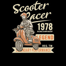 Scooter Racer Legend- christian biker t shirts_cool biker t shirts_biker trash t shirts_biker t shirts_biker t shirts women's_bike week t shirts_motorcycle t shirts mens_biker chick t shirts_motorcycle t shirts funny