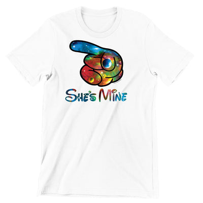 She Is Mine /Right Side - t shirts for valentine's day_valentine day t shirts_valentine's day t shirts_long sleeve valentine shirts_valentine's day tee shirt_valentine day tee shirts_valentines day shirt ideas_matching couple t shirts_couple matching t shirts_matching t shirts for couples