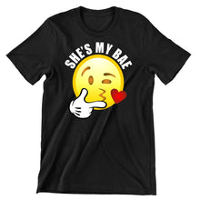 She Is My Bae - t shirts for valentine's day_valentine day t shirts_valentine's day t shirts_long sleeve valentine shirts_valentine's day tee shirt_valentine day tee shirts_valentines day shirt ideas_matching couple t shirts_couple matching t shirts_matching t shirts for couples