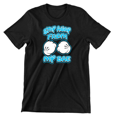 Stay Away From My Bae /Right Side - t shirts for valentine's day_valentine day t shirts_valentine's day t shirts_long sleeve valentine shirts_valentine's day tee shirt_valentine day tee shirts_valentines day shirt ideas_matching couple t shirts_couple matching t shirts_matching t shirts for couples