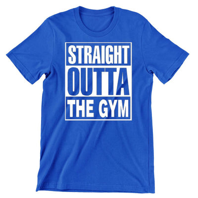 Straight Outta The Gym- mens funny gym shirts_fun gym shirts_gym funny shirts_funny gym shirts_gym shirts funny_gym t shirt_fun workout shirts_funny workout shirt_gym shirt_gym shirts