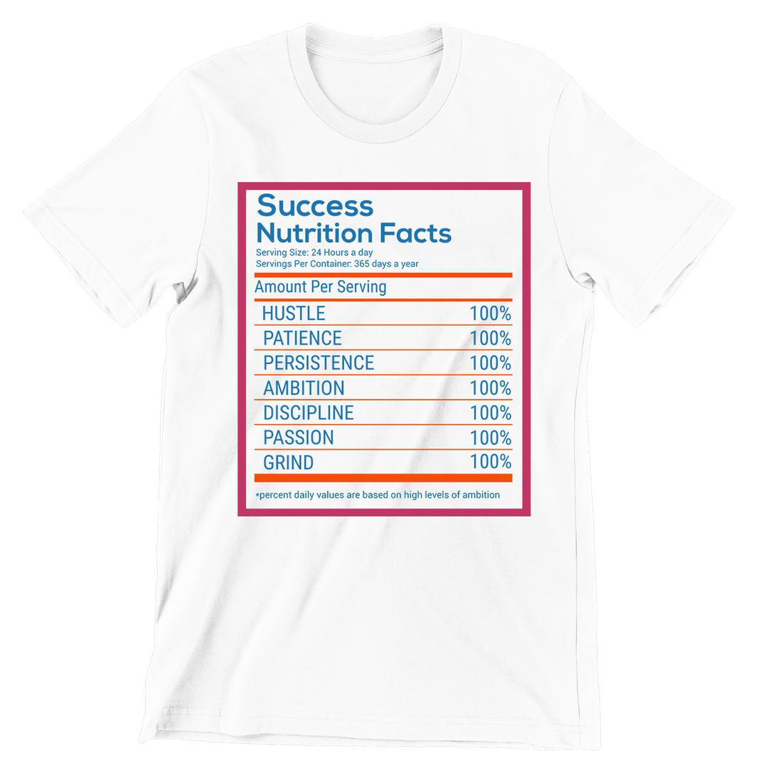 Datos nutricionales del éxito