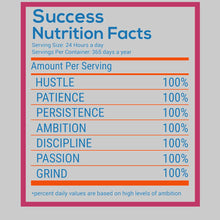 Success Nutrition Facts- t shirts with motivational quotes_motivational quotes for t shirts_inspirational t shirts for teachers_motivational t shirts for teachers_inspirational teacher t shirts_cheap motivational t shirts_funny motivational t shirts_best motivational t shirts