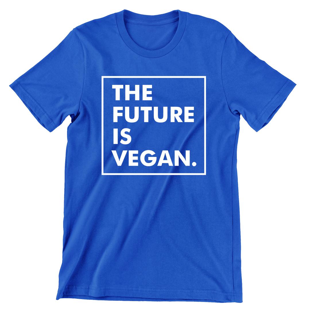 The Future Is Vegan - vegan friendly t shirts_vegan slogan t shirts_best vegan t shirts_anti vegan t shirts_go vegan t shirts_vegan activist shirts_vegan saying shirts_vegan tshirts_cute vegan shirts_funny vegan shirts_vegan t shirts funny