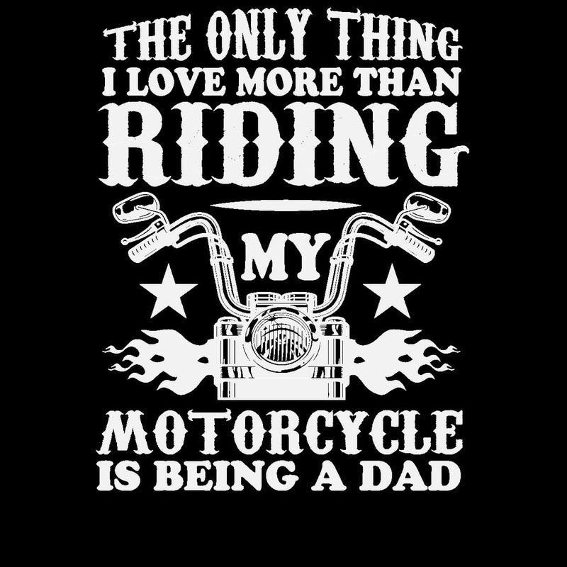 Lo único que más me gusta andar en moto es ser PAPÁ